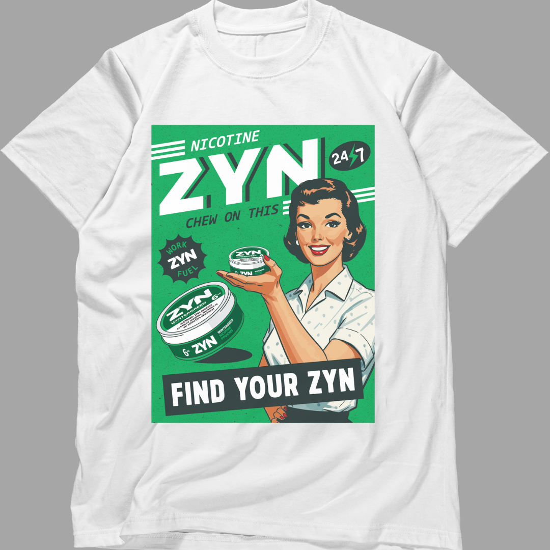 “Find Your Zyn – Vintage Ad Tee”