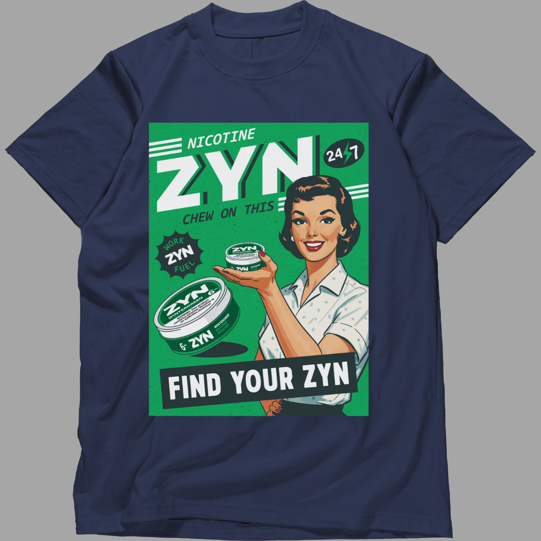 “Find Your Zyn – Vintage Ad Tee”