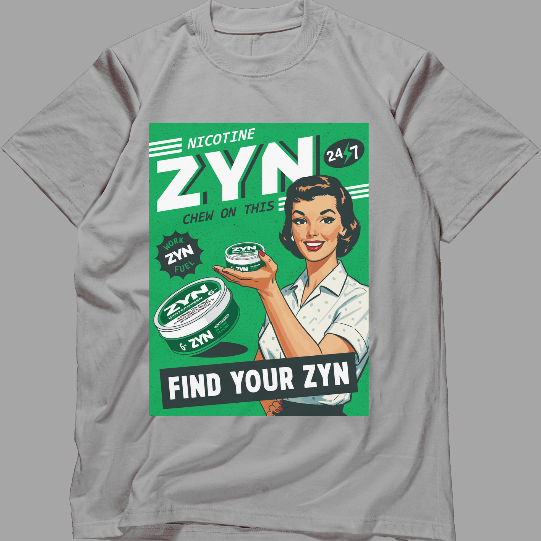 “Find Your Zyn – Vintage Ad Tee”