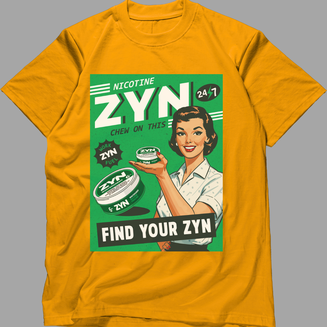 “Find Your Zyn – Vintage Ad Tee”