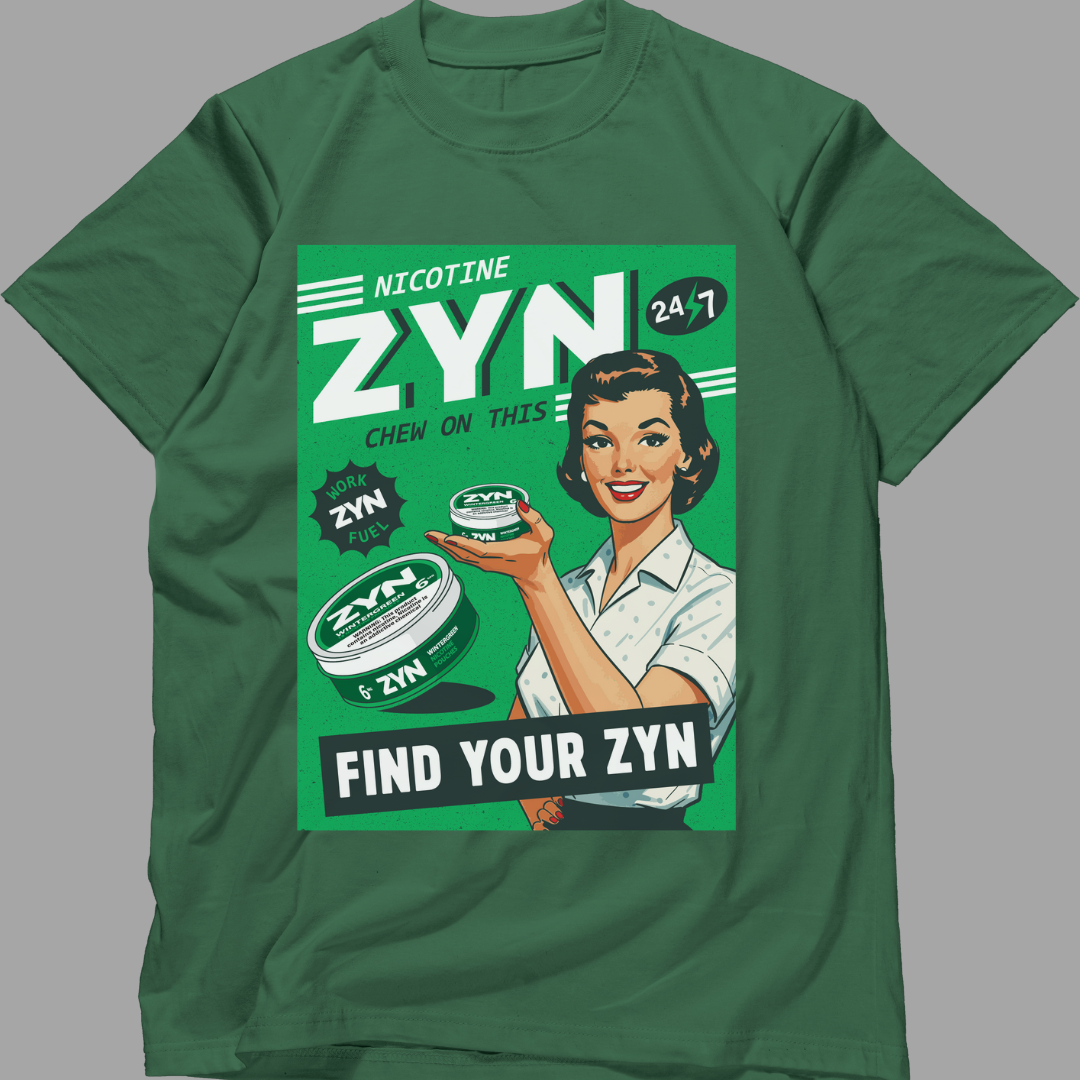 “Find Your Zyn – Vintage Ad Tee”